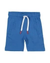 Harmont & Blaine Newborn Boy Shorts & Bermuda Shorts Blue Size 3 Cotton In Blue