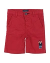 Harmont & Blaine Newborn Boy Shorts & Bermuda Shorts Red Size 3 Cotton, Elastane In Red