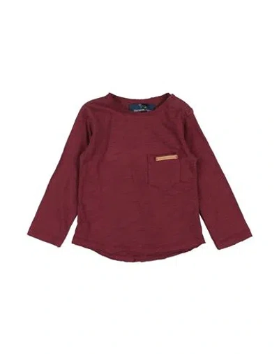 Harmont & Blaine Babies'  Newborn Boy T-shirt Burgundy Size 0 Cotton