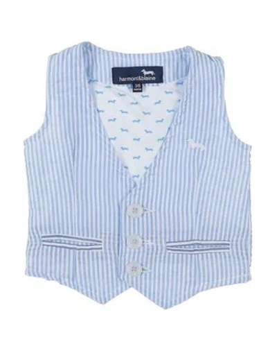 Harmont & Blaine Babies'  Newborn Boy Tailored Vest Light Blue Size 3 Cotton