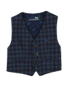 Harmont & Blaine Newborn Boy Tailored Vest Midnight Blue Size 3 Polyester, Viscose, Wool In Blue