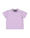 Harmont & Blaine Newborn Girl T-shirt Lilac Size 3 Cotton In Purple