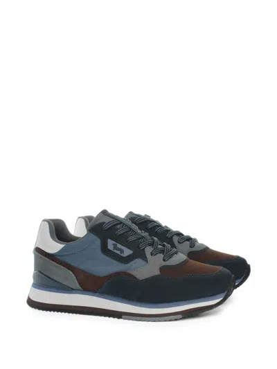 Harmont & Blaine Panelled Lace-up Sneakers In Multi