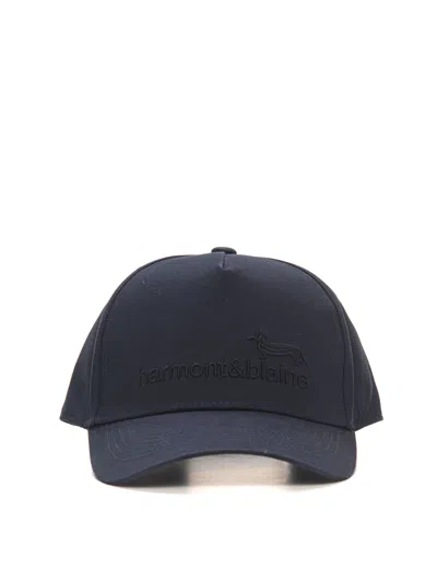 Harmont & Blaine Peaked Hat In Blue