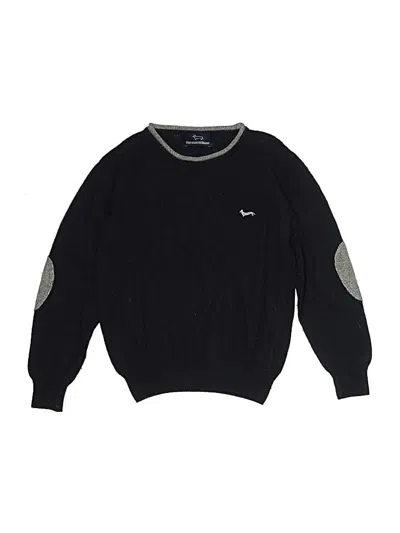 Pre-owned Harmont & Blaine Kids' Pullover Sweater In Black