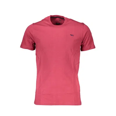Harmont & Blaine Red Cotton T-shirt In Pink