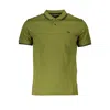 Harmont & Blaine Sharp Green Contrast Polo Shirt In Green