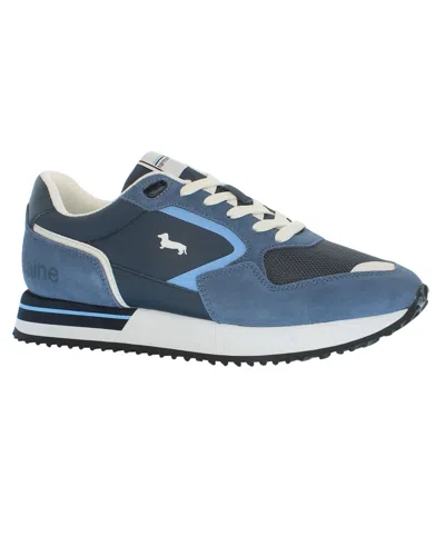 Pre-owned Harmont & Blaine Shoes Low Harmont&blaine 241.050 Camoscio Man Blue Gray In Not Available