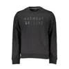 Harmont & Blaine Sleek Black Long-sleeved Crew Neck Sweatshirt In Grey
