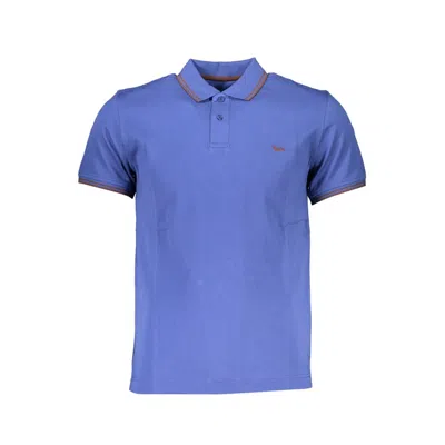 Harmont & Blaine Sleek Summer Polo With Contrast Details In Purple
