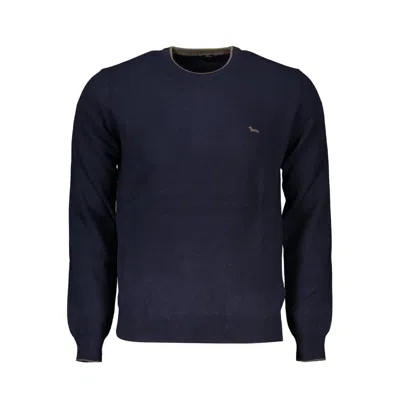 HARMONT & BLAINE SOPHISTICATED CREW NECK CASHMERE BLEND SWEATER