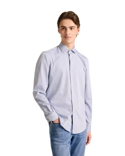 Harmont & Blaine Tailored Light Blue Shirt In White