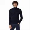 Harmont & Blaine Textured Knit Pullover In Blue