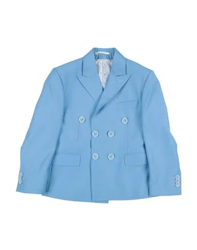 Harmont & Blaine Babies'  Toddler Boy Blazer Light Blue Size 6 Polyester, Viscose, Lycra