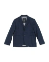 Harmont & Blaine Toddler Boy Blazer Navy Size 4 Cotton, Elastane In Blue