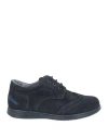 Harmont & Blaine Toddler Boy Lace-up Shoes Midnight Blue Size 9c Leather In Blue