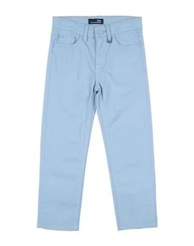 Harmont & Blaine Babies'  Toddler Boy Pants Light Blue Size 6 Cotton, Elastane