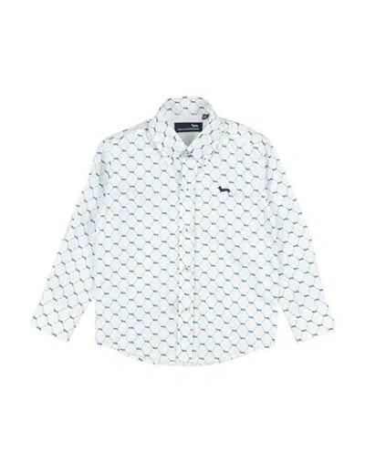Harmont & Blaine Babies'  Toddler Boy Shirt Azure Size 7 Cotton In Blue