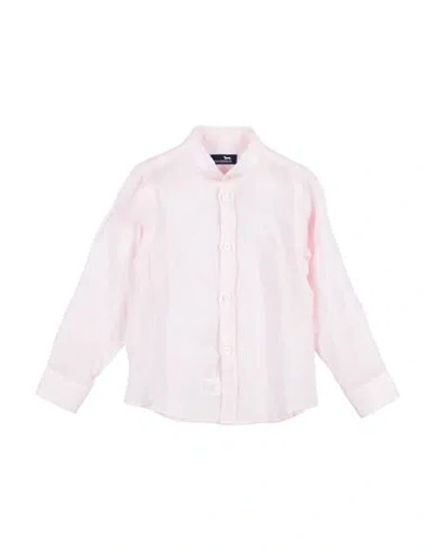 Harmont & Blaine Kids'  Toddler Boy Shirt Light Pink Size 6 Linen