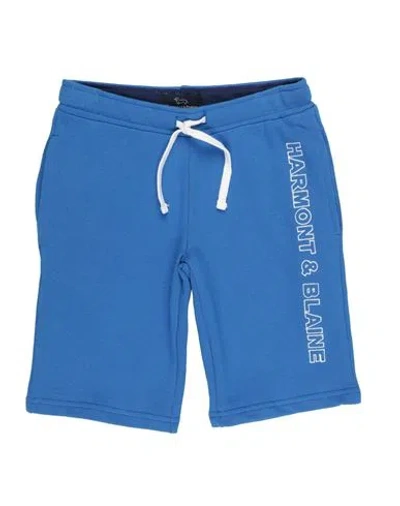 Harmont & Blaine Babies'  Toddler Boy Shorts & Bermuda Shorts Azure Size 6 Cotton In Blue