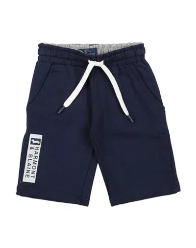 Harmont & Blaine Toddler Boy Shorts & Bermuda Shorts Midnight Blue Size 6 Cotton In Blue