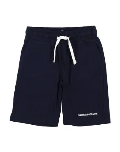 Harmont & Blaine Toddler Boy Shorts & Bermuda Shorts Midnight Blue Size 6 Cotton In Blue