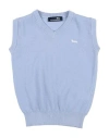 Harmont & Blaine Toddler Boy Sweater Sky Blue Size 6 Cotton In Blue