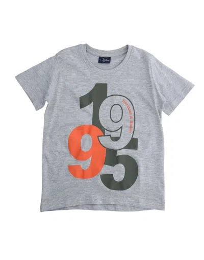 Harmont & Blaine Babies'  Toddler Boy T-shirt Light Grey Size 6 Cotton