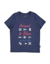 Harmont & Blaine Toddler Boy T-shirt Navy Size 6 Cotton In Navy