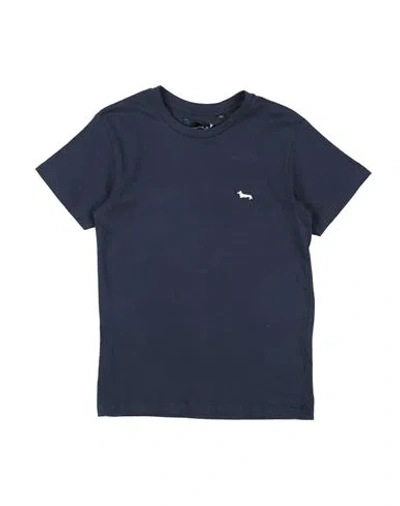 Harmont & Blaine Babies'  Toddler Boy T-shirt Navy Size 6 Cotton In Blue
