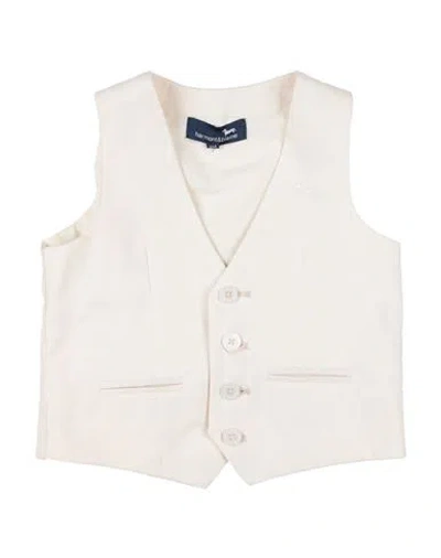Harmont & Blaine Babies'  Toddler Boy Tailored Vest Ivory Size 7 Cotton, Linen In White