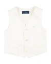 Harmont & Blaine Toddler Boy Tailored Vest White Size 3 Viscose, Polyamide, Elastane, Polyester In White