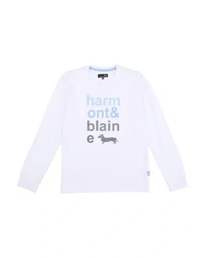 Harmont & Blaine Babies'  Toddler Boy T-shirt White Size 5 Cotton