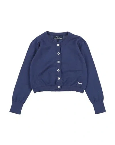 Harmont & Blaine Babies'  Toddler Girl Cardigan Navy Blue Size 4 Cotton