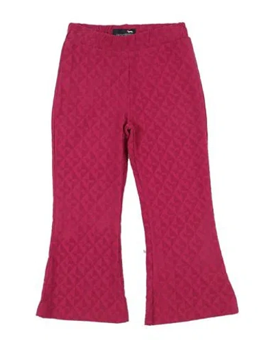 Harmont & Blaine Babies'  Toddler Girl Pants Magenta Size 5 Cotton, Elastane In Red