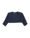 Harmont & Blaine Babies'  Toddler Girl Wrap Cardigans Midnight Blue Size 6 Cotton, Elastane