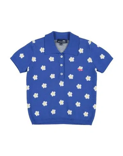 Harmont & Blaine Babies'  Toddler Girl Sweater Blue Size 6 Polyester, Elastane