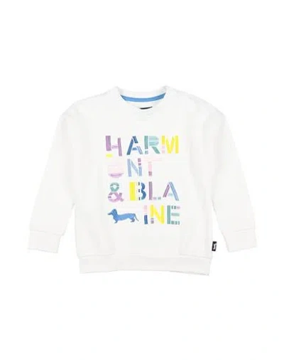 Harmont & Blaine Babies'  Toddler Girl Sweatshirt White Size 6 Organic Cotton