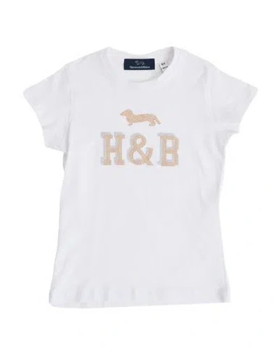 Harmont & Blaine Babies'  Toddler Girl T-shirt White Size 6 Cotton