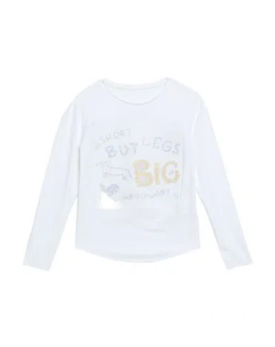 Harmont & Blaine Babies'  Toddler Girl T-shirt White Size 6 Cotton, Bamboo, Elastane