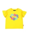 Harmont & Blaine Toddler Girl T-shirt Yellow Size 6 Cotton, Elastane In Yellow