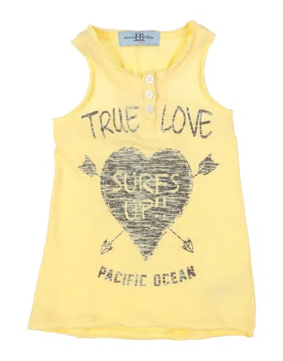 Harmont & Blaine Babies' T-shirts In Yellow