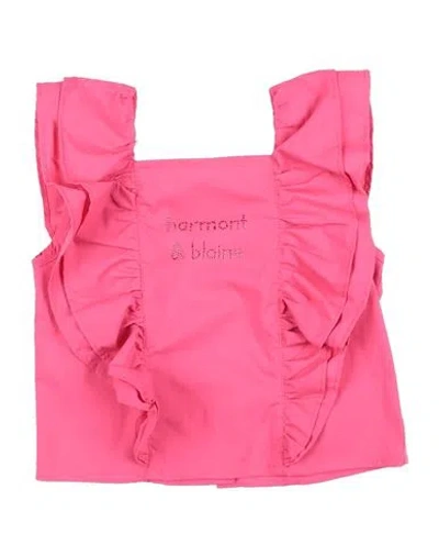 Harmont & Blaine Babies'  Toddler Girl Top Magenta Size 6 Cotton, Polyamide, Elastane
