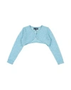 Harmont & Blaine Toddler Girl Wrap Cardigans Sky Blue Size 4 Polyester In Blue
