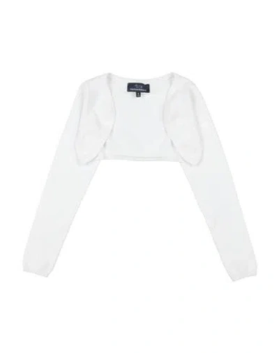 Harmont & Blaine Babies'  Toddler Girl Wrap Cardigans White Size 6 Cotton