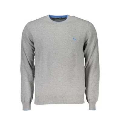 Harmont & Blaine Embroidered-logo Sweater In Gray