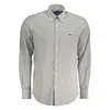 Harmont & Blaine Man Shirt Military Green Size L Organic Cotton In Gray