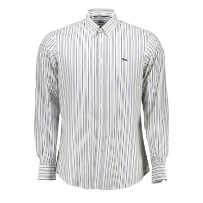 Harmont & Blaine White Cotton Shirt In Gray
