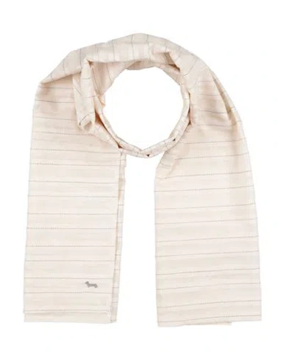Harmont & Blaine Woman Scarf Ivory Size - Cotton, Linen In White