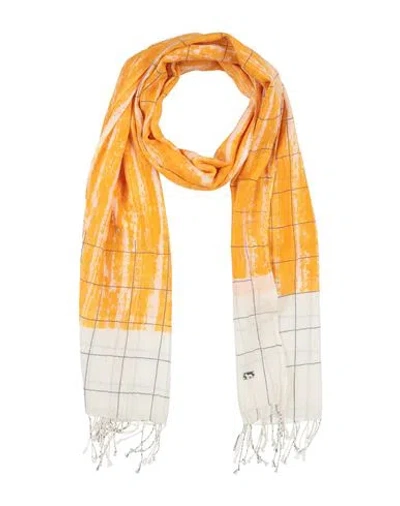 Harmont & Blaine Woman Scarf Yellow Size - Modal, Cotton